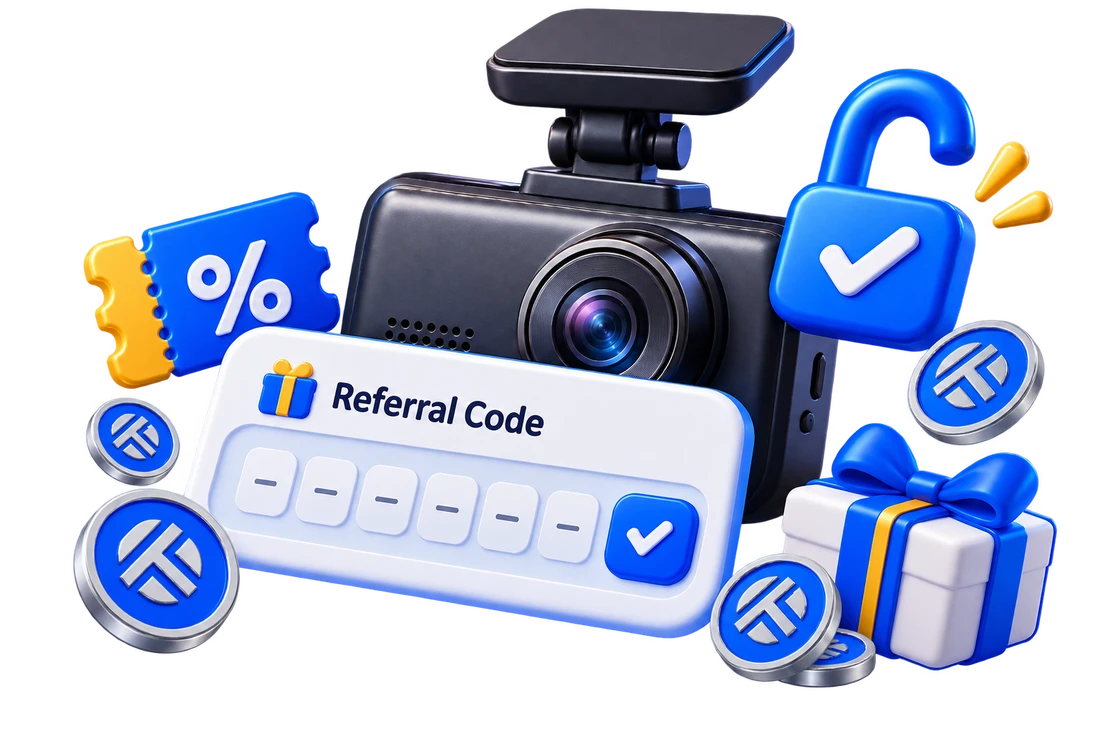 TINAGeo Dashcam referral code offer
